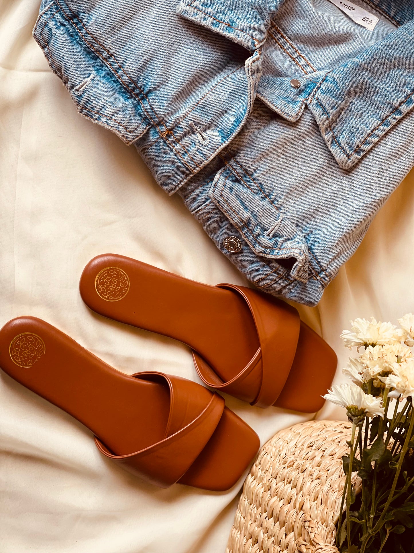 Brown Tan Flats - Dailywear Sandals LORE