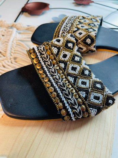 Black Boho Sandal