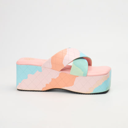 Women Platform Sandals Pastel